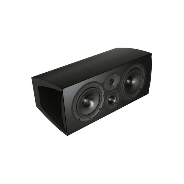 C208 - Black - 3-way Center Channel Loudspeaker - Hero