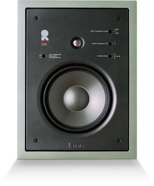 I20 - Black - High-Performance In-Wall Loudspeaker - Hero